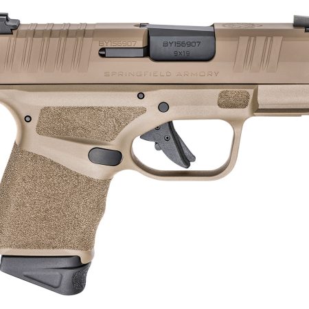 Springfield Armory HC9319F Hellcat  Micro-Compact Frame 9mm Luger 13+1/11+1 3" Melonite Steel Barrel, Flat Dark Earth Cerakote Serrated Steel Slide, Flat Dark Earth Polymer Frame w/Picatinny Rail