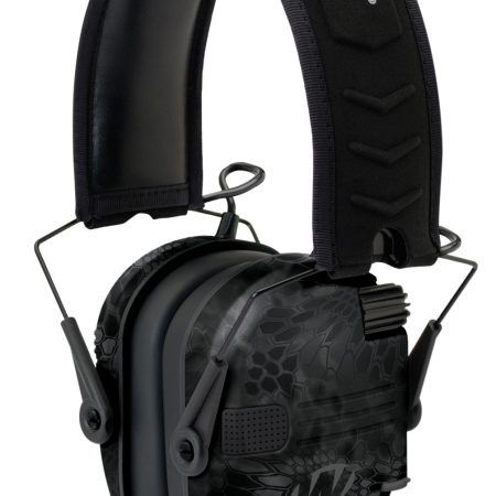 Walker's GWPRSEMYP Razor Slim Electronic Muff 23 dB,Over the Head, Typhoon Camo/Black Polymer