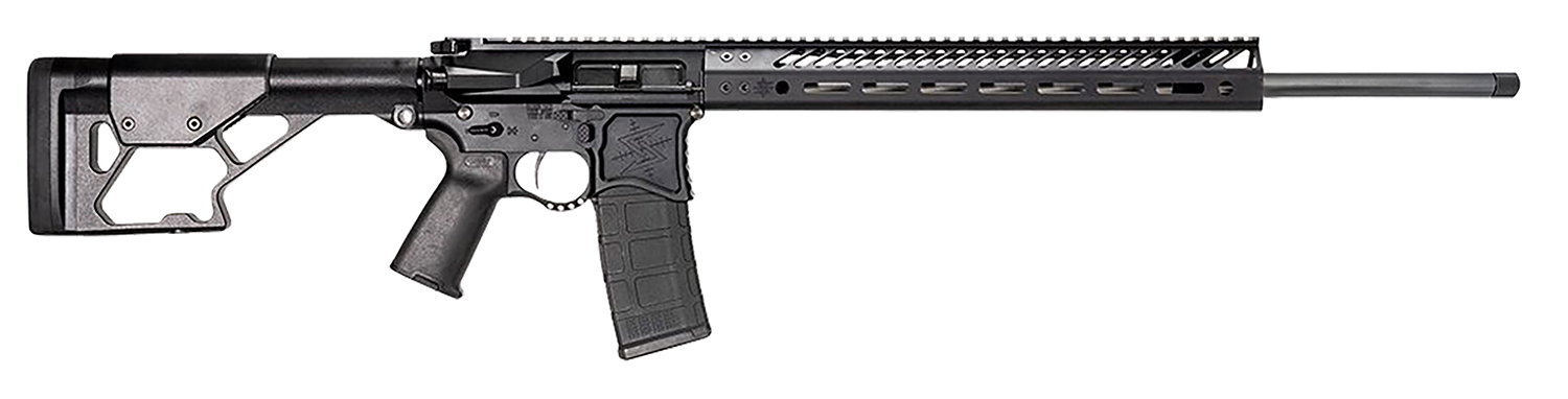 Seekins Precision 0011300095 DMR 6mm ARC Caliber with 22" Barrel, 30+1 Capacity, Black Metal Finish, Black Seekins 10X-Ray Stock & Polymer Grip Right Hand