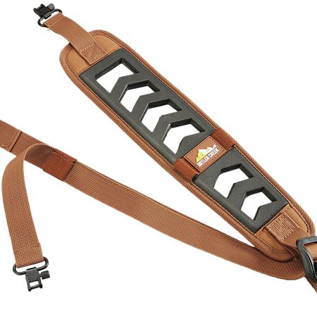 Butler Creek 190031 Featherlight Rifle Sling Brown/Black Foam 22"- 36" OAL Adjustable Rifle