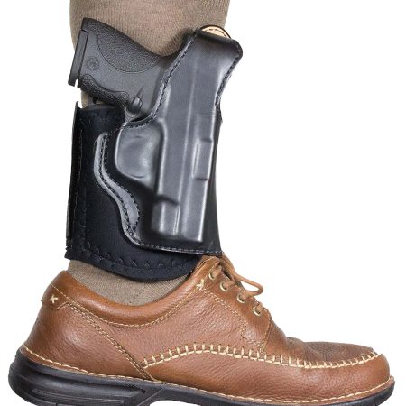 DeSantis Gunhide 014PC02Z0 Die Hard Rig  Ankle Black Leather Fits Taurus 85 Fits S&W 36 Fits S&W 60 Fits 2-2.25" Barrel Right Hand