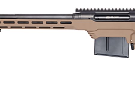 Savage Arms 57696 110 Precision 6.5 Creedmoor 10+1 24", Matte Black Rec/Barrel, Flat Dark Earth Cerakote MDT LSS XL Chassis, Polymer Grip, Left Hand