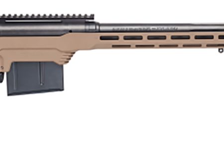 Savage Arms 57697 110 Precision 300 Win Mag 5+1 24", Matte Black Rec/Barrel, Flat Dark Earth Cerakote MDT LSS XL Chassis, Polymer Grip, Left Hand