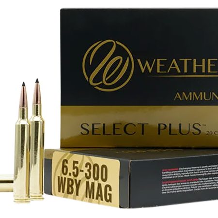 Weatherby R653156EH Select Plus  6.5-300WthbyMag 156gr Berger Extreme Outer Limits Elite 20 Per Box/10 Case
