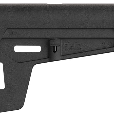 Magpul MAG1143-BLK BSL Arm Brace  Black Synthetic with M-LOK Compatible Slots & Ambidextrous Rear QD Cup for AR-Pistol Platform with Mil-Spec Tube (Tube Not Included)