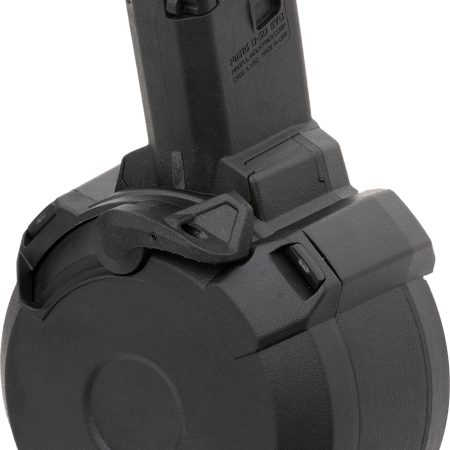 Magpul MAG1035BLK PMAG  50rd Drum 9mm Luger Fits CZ Scorpion EVO 3 S1 Black Polymer
