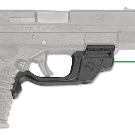Crimson Trace 0147201 Laserguard  Fits Springfield XD-S, Green Laser Black Polymer
