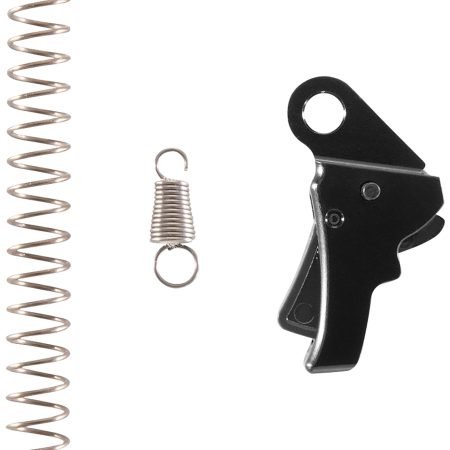 Apex Tactical 115112 Action Enhancement  Curved Trigger w/ 5-5.50 lbs Draw Weight & Black Finish for Springfield Hellcat