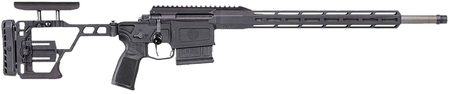 Sig Sauer CROSS6518B Cross 6.5 Creedmoor 5+1 18" Barrel, Black Anodized Metal Finish, Black Sig Precision Adjustable Folding Stock, Curved 2 Stage Match Trigger, Black Polymer Grip