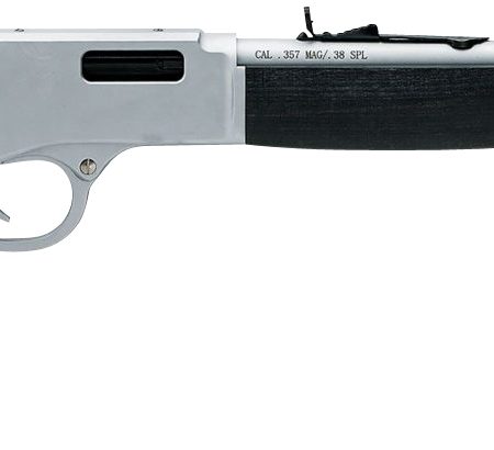 Henry H012GMAW Big Boy All Weather Side Gate Full Size 357 Mag 10+1 20" Hard Chrome Plated Steel Barrel, Satin Hard Chrome Steel Receiver, Stained Hardwood Wood Stock Right Hand