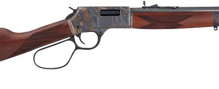Henry H012GRCC Big Boy Carbine Side Gate Full Size 44 Mag 7+1 16.50" Blued Octagon Barrel, Color Case Hardened Steel Receiver, American Walnut Wood Stock Right Hand
