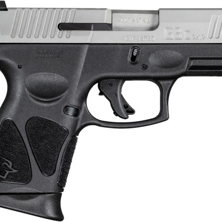 Taurus 1G3C939 G3C  Compact Frame 9mm Luger 12+1 3.26" Matte Stainless Steel Barrel, Matte Serrated Stainless Steel Slide, Black Polymer Frame w/Picatinny Rail, Black Polymer Grip, Right Hand