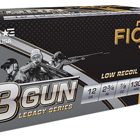 Fiocchi 12SLG3G 3-Gun Match Legacy Series 12Gauge 2.75" 7/8oz SlugShot 10 Per Box/25 Case