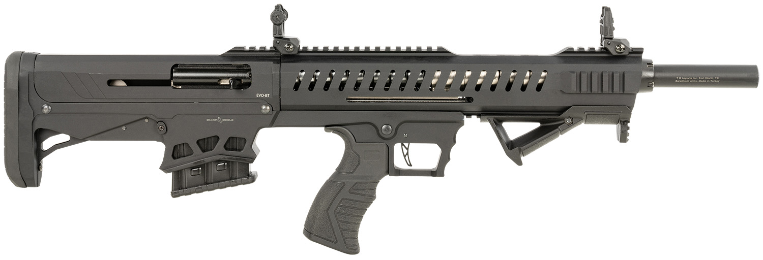 Silver Eagle Arms EVOBT EVO-BT 12 Gauge Semi-Auto 3" 5+1 18.50" Threaded Steel Barrel, Matte Black Receiver w/Picatinny Rail, Black Adjustable Stock, Ergonomic Polymer Grip