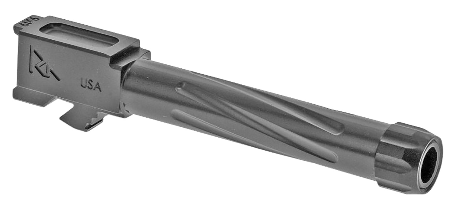 Rival Arms RA20G204D Precision V1 Match Grade 9mm Luger Compatible w/Glock 19 Gen5 4.02" Fluted Threaded PVD Stainless Steel