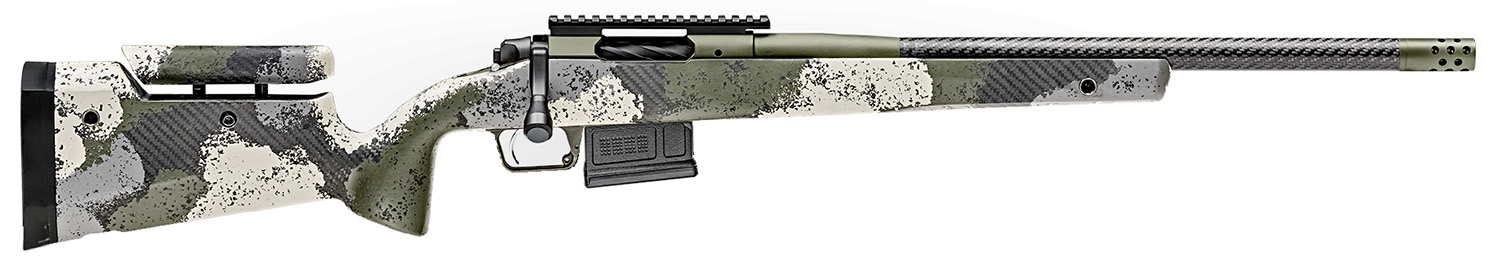 Springfield Armory BAW9206CMCFGA 2020 WayPoint 6mm Creedmoor 5+1 20" CF Evergreen Camo Hybrid Profile w/Adj Cheek Comb & M-LOK Stock Mil-Spec Green Cerakote Right Hand