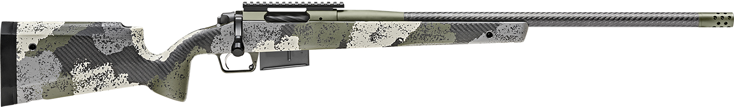 Springfield Armory BAW92465PRCCFG 2020 WayPoint 6.5 PRC 3+1 24" CF Evergreen Camo Hybrid Profile w/M-LOK Stock Mil-Spec Green Cerakote Right Hand