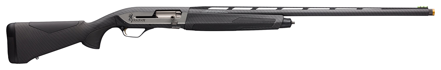 Browning 011708303 Maxus II Sporting 12 Gauge with 30" Barrel, 3" Chamber, 4+1 Capacity, Carbon Fiber Dipped Metal Finish & Hydrographic Dip Carbon Fiber Black Synthetic Stock Right Hand (Full Size)