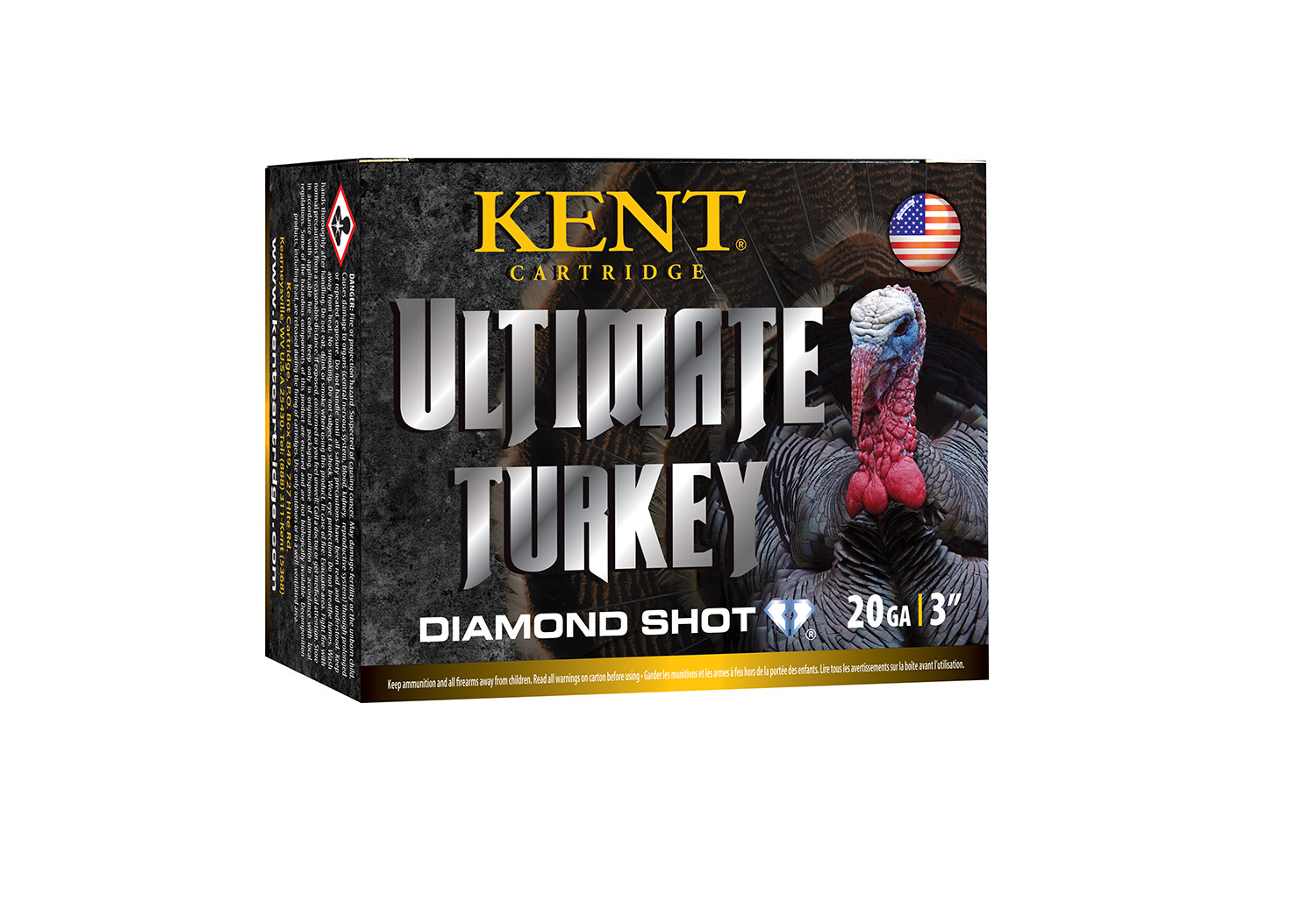 Kent Cartridge C203TK364 Ultimate Turkey 20Gauge 3" 1 1/4oz 4Shot 10 Per Box/10 Case