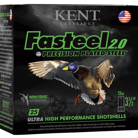 Kent Cartridge K1235FS403 Fasteel 2.0 12 Gauge 3.50" 1 3/8 oz 3 Shot 25 Per Box/ 10 Case