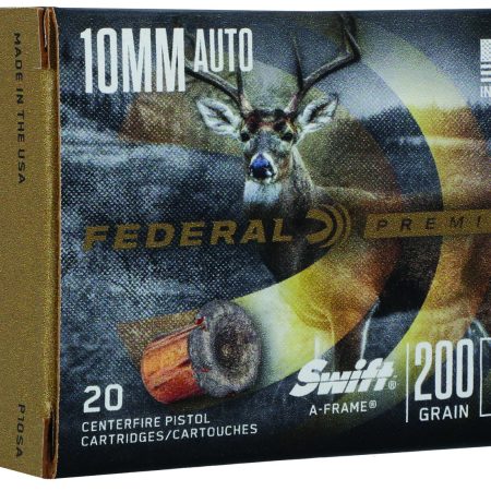 Federal P10SA Premium  10mmAuto 200gr Swift A Frame 20 Per Box