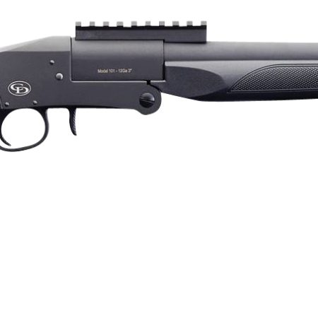 Charles Daly 930269 101 Turkey 12 Gauge Break Open 3" 1rd 20" Black Steel Barrel & Receiver, Fixed Black Synthetic Stock