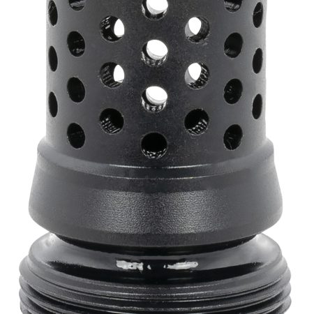 Dead Air DA123 Xeno Muzzle Brake Black Nitride 4140 Steel with 1/2"-28 tpi Threads