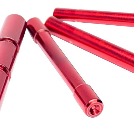 Cross Armory CRG4PSRD 4 Pin Set Dimpled Extended Compatible w/Glock Gen4 Red 4140 Steel