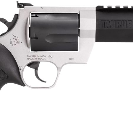 Taurus 2460055RH Raging Hunter  460 S&W Mag 5rd 5.12" Matte Black Oxide Cylinder & Barrel Matte Stainless Steel Frame Black Rubber with Integrated Cushion Insert Grip