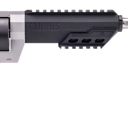 Taurus 2460105RH Raging Hunter  460 S&W Mag 5rd 10.50" Matte Black Oxide Barrel & Cylinder Matte Stainless Steel Frame Black Rubber with Integrated Cushion Insert Grip