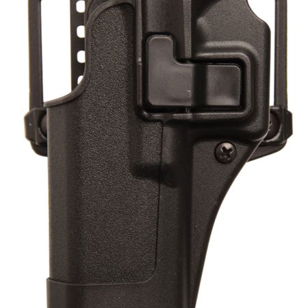 Blackhawk 410568BKL Serpa CQC OWB Size 68 Matte Black Polymer Belt Loop/Paddle Compatible w/Glock 43 Left Hand