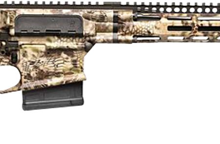 Daniel Defense 0215809282047 DD5 V4 Hunter 6.5 Creedmoor 18" 5+1 Kryptek Highlander Black 6 Position w/SoftTouch Overmolding Stock Black Polymer Grip Right Hand