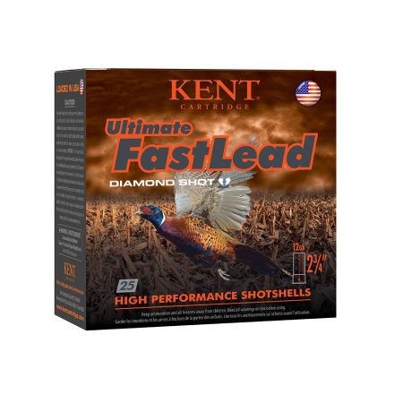 Kent Cartridge K122UFL365 Ultimate Fast Lead 12Gauge 2.75" 1 1/4oz 5Shot 25 Per Box/10 Case *Worn Missing 1
