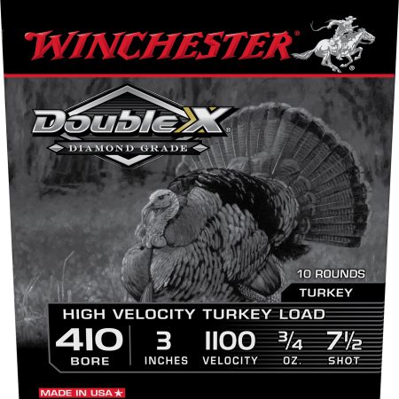 Winchester Ammo STH4137 Double X Diamond Grade 410Gauge 3" 3/4oz 7.5Shot 10 Per Box/10 Case for Turkey