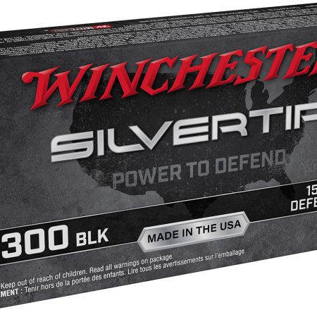 Winchester Ammo W300ST Silvertip  300Blackout 150gr Defense Tip 20 Per Box/10 Case