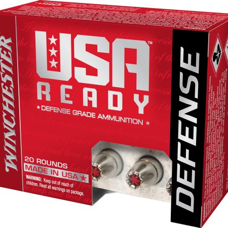 Winchester Ammo RED45HP USA Ready 45ACP 200gr Hex Vent Hollow Point 20 Per Box/10 Case