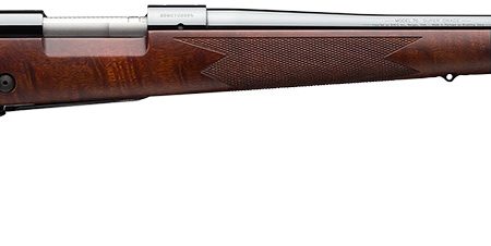 Winchester Repeating Arms 535203299 Model 70 Super Grade 6.8 Western Caliber with 3+1 Capacity, 24" Barrel, High Polished Blued Metal Finish & Satin Fancy Walnut Stock Right Hand (Full Size)