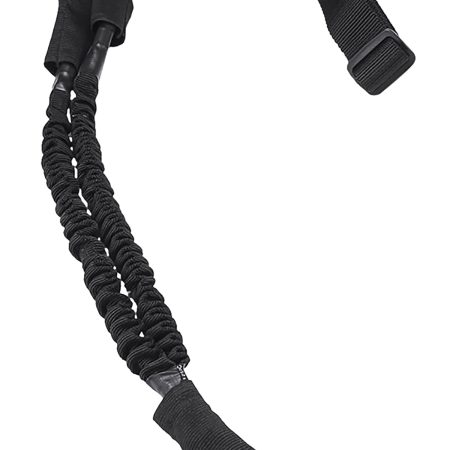 NcStar AQDBS1B VISM 1 Point Sling Black Nylon Strap w/Elastic Shock-Cord 46"-64" OAL Adjustable Bungee