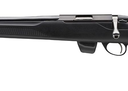 Tikka JRT1X409 T1X MTR Full Size 17 HMR 10+1 20" Black Threaded Barrel, Black Drilled & Tapped Stainless Steel Receiver, Black Fixed Synthetic Stock, Left Hand