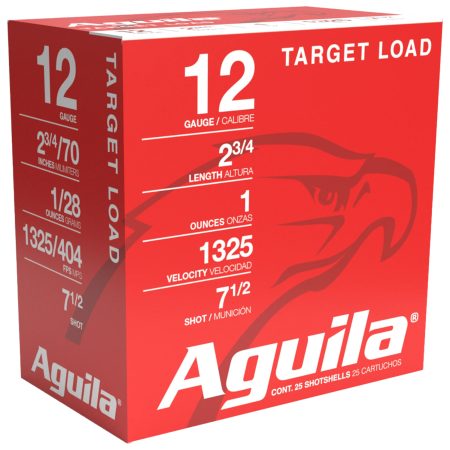 Aguila 1CHB1285 Sporting Clays  12Gauge 2.75" 1oz 7.5Shot 25 Per Box/10 Case