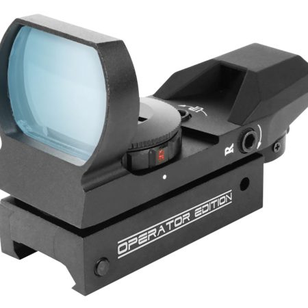 Aim Sports RT40E1 Reflex Sight Operator Edition Black Anodized 1x 24mm x 34mm Red/Green Multi Reticle