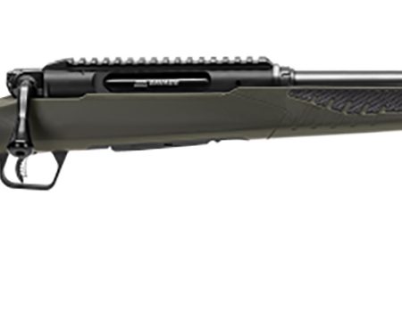 Savage Arms 57653 Impulse Hog Hunter Full Size 308 Win 4+1 18" Matte Black Threaded Barrel, Matte Black Aluminum Receiver w/Picatinny Rail, Matte OD Green AccuStock Synthetic Stock, Ambidextrous