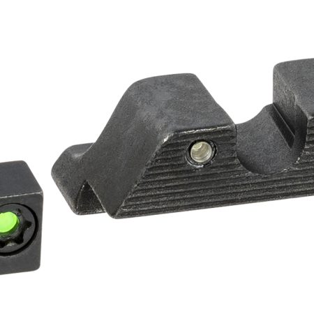 Trijicon 601102 DI Night Sight Set Green Tritium/Fiber Optic/Black Outline Front, Green Tritium Rear, Black Frame, Fits Most Glock *Does Not Fit MOS