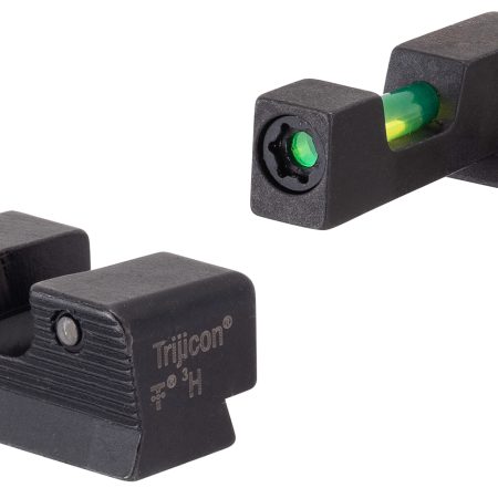 Trijicon 601116 DI Night Sight Set Green/Tritium/Fiber Optic Front Sight-Green Tritium Black Outline Rear Sight Springfield Armory XD/XD-M/XD Mod.2