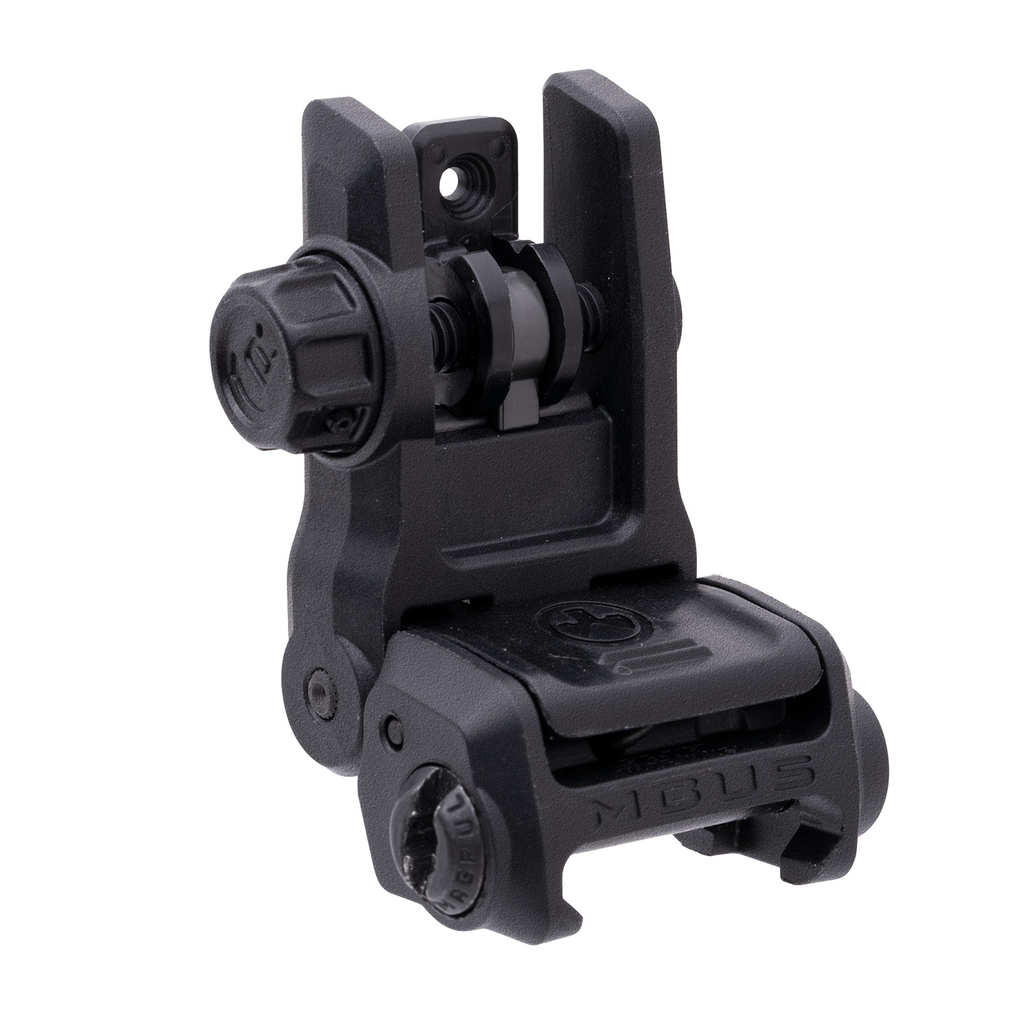 Magpul MAG1167-BLK MBUS 3 Sight Rear Black Flip Up for AR-10/AR-15/M4/M16/M110/SR-25