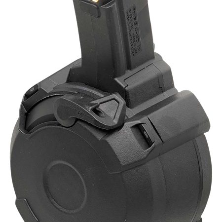 Magpul MAG1181BLK PMAG Black Drum 50rd 9mm Luger for H&K MP5/94