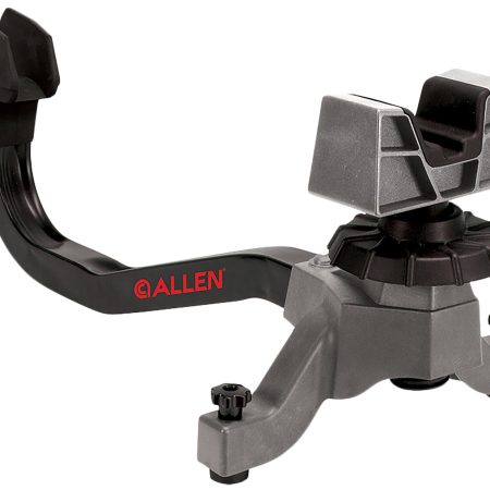 Allen 21920 Accutrak Shooting Rest Black Polypropylene w/Solid Metal Spine, Elevation Adjustment Screw & Rubber Rear Support