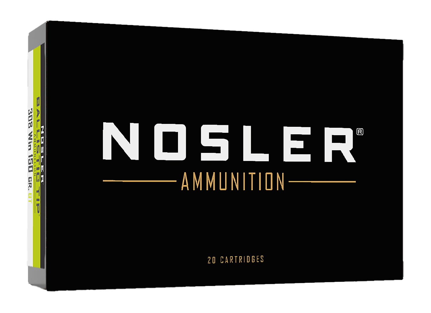 Nosler 61028 Ballistic Tip 308Win 150gr Spitzer Ballistic Tip Varmint 20 Per Box/10 Case