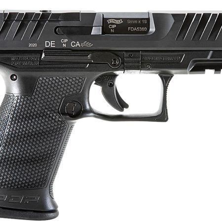 Walther Arms 2851229 PDP Compact Optic Ready 9mm Luger 4" 15+1 Black Black Steel Slide Performance Duty Textured Black Polymer Grip