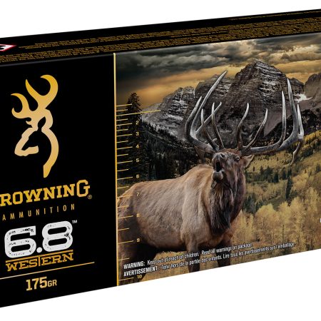 Browning Ammo B192500682 Long Range Pro Hunter 6.8Western 175gr Sierra Tipped GameKing 20 Per Box/10 Case